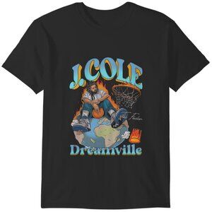 J Cole Dreamville Vintage Hip Hop Rap Fan Gift Graphic T Shirt 94